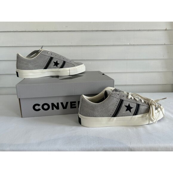 NWT Converse Mens One Star Academy Pro Suede Gray Low Sneakers Lace Up Size 7 - Picture 1 of 16